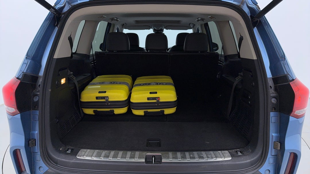 Boot Inside View with Luggage