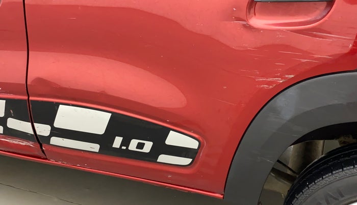 2017 Renault Kwid 1.0 RXT, Petrol, Manual, 64,135 km, Rear left door - Slightly dented