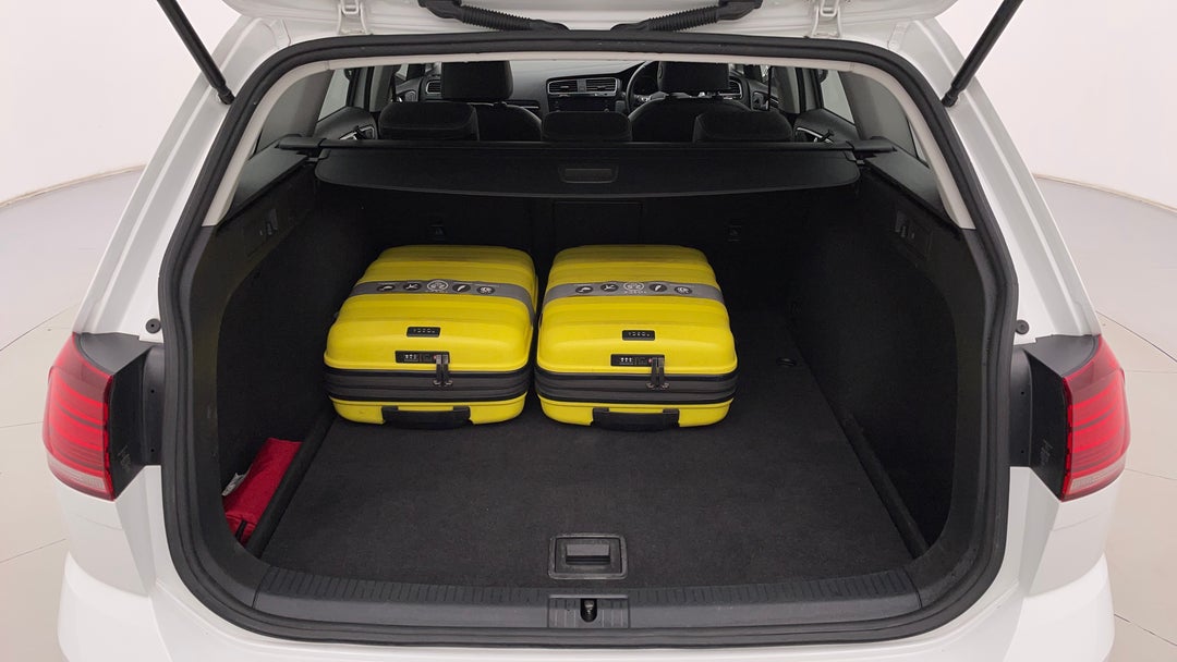 Boot Inside View with Luggage