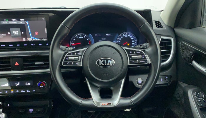 2019 KIA SELTOS GTX 1.4 PETROL DUAL TONE, Petrol, Manual, 11,594 km, Steering Wheel Close Up