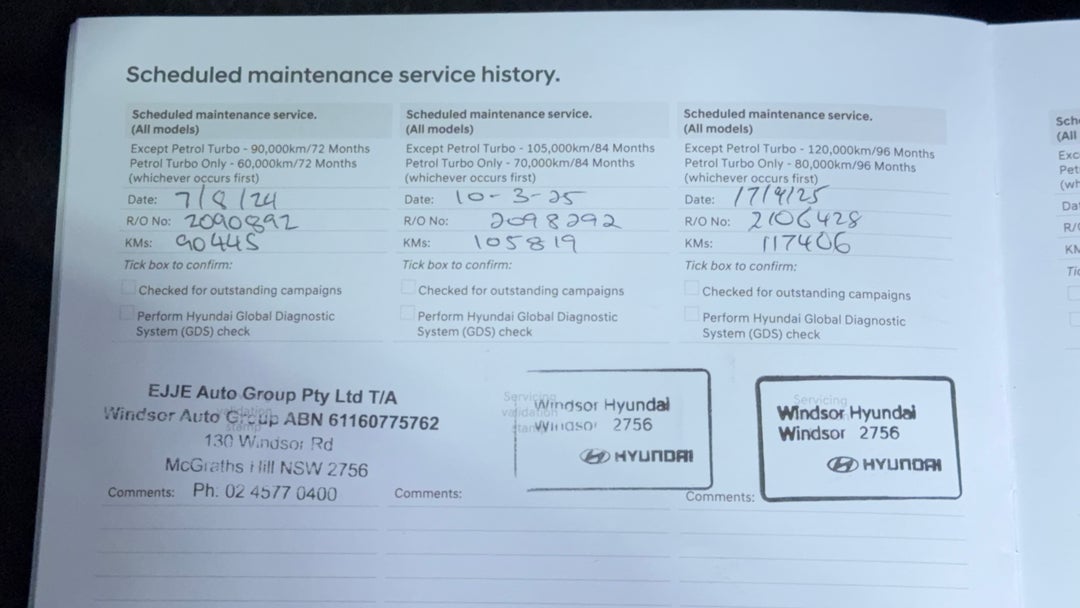 2020 Hyundai i30 Active, Automatic, 128088 km, Service History