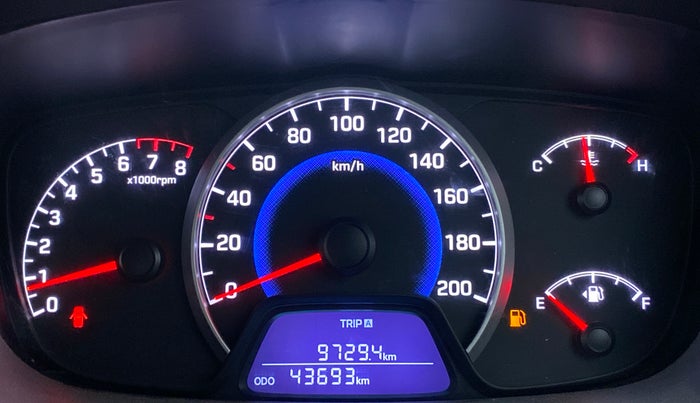 2016 Hyundai Grand i10 SPORTZ 1.2 KAPPA VTVT, Petrol, Manual, 43,720 km, Odometer Image