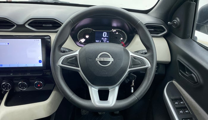 2022 Nissan MAGNITE XE, Petrol, Manual, 22,118 km, Steering Wheel Close Up