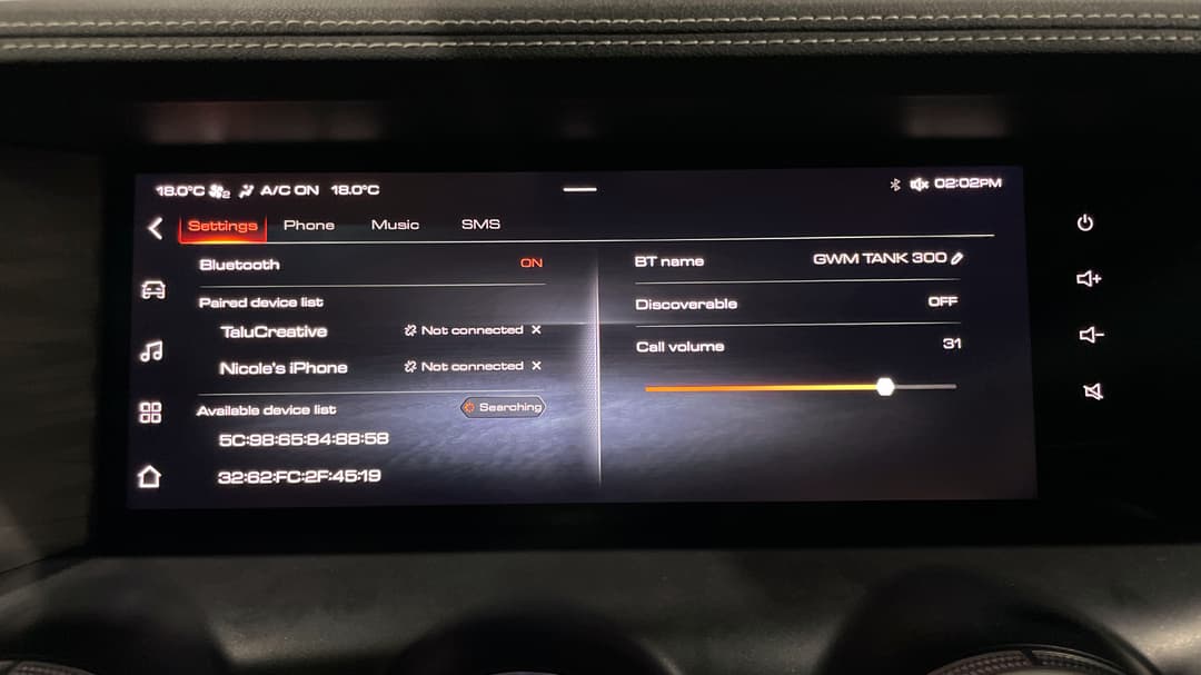 2024 GWM Tank 300 Ultra Petrol, Automatic, 25302 km, Android/Apple Car Play