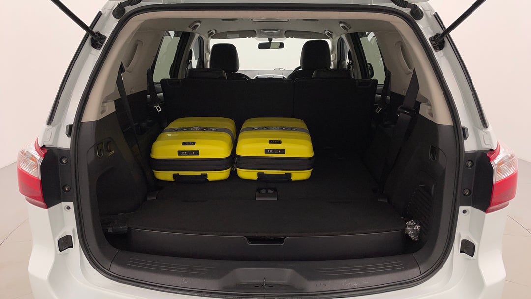 Boot Inside View with Luggage