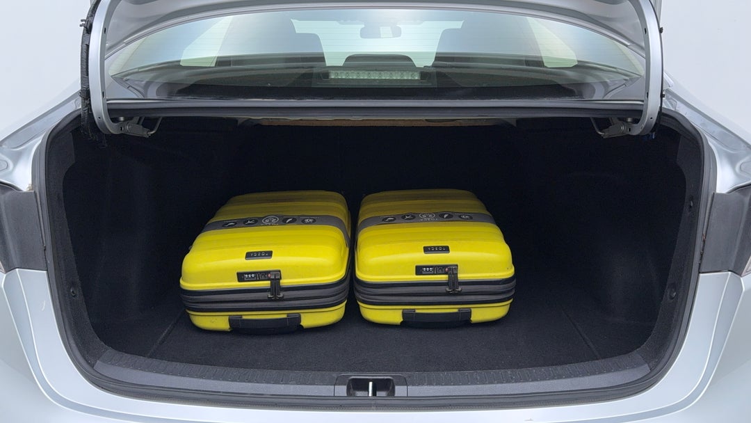 Boot Inside View with Luggage