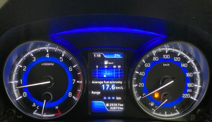 2020 Toyota Glanza G ISG, Petrol, Manual, 32,872 km, Odometer Image
