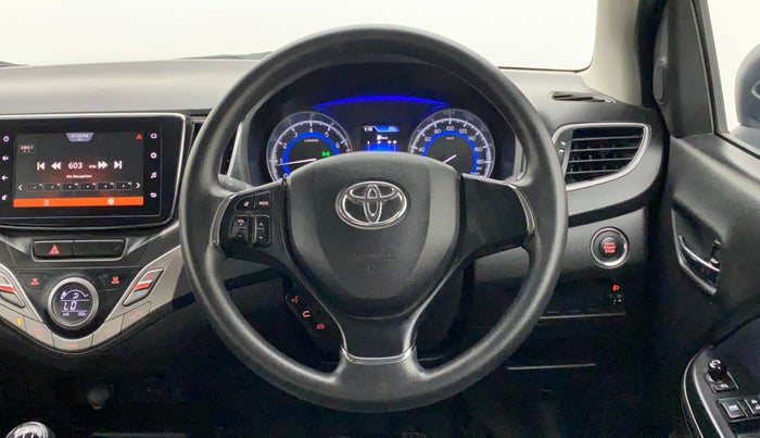 2020 Toyota Glanza G ISG, Petrol, Manual, 32,872 km, Steering Wheel Close Up