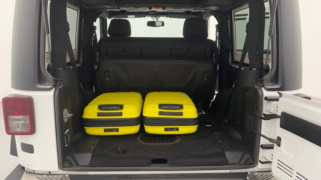 Boot Inside View with Luggage