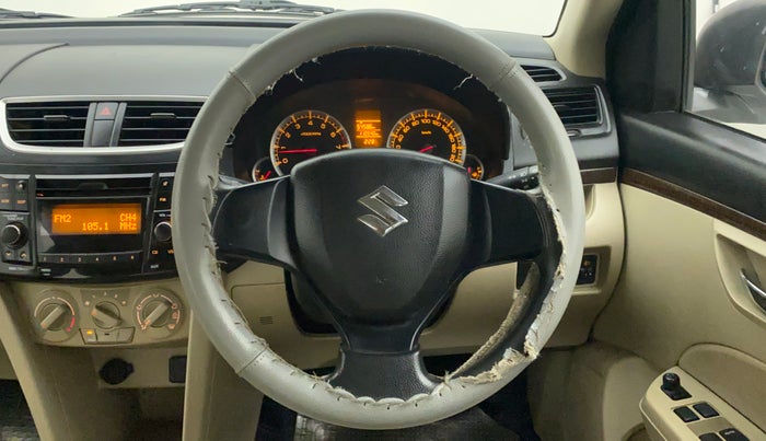 2015 Maruti Swift Dzire VXI, Petrol, Manual, 1,10,540 km, Steering Wheel Close Up