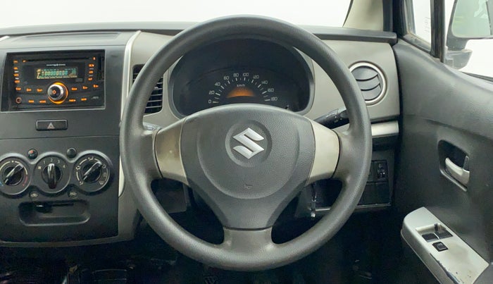 2011 Maruti Wagon R 1.0 LXI, Petrol, Manual, 60,784 km, Steering Wheel Close Up