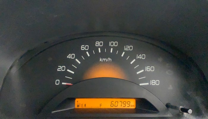 2011 Maruti Wagon R 1.0 LXI, Petrol, Manual, 60,784 km, Odometer Image