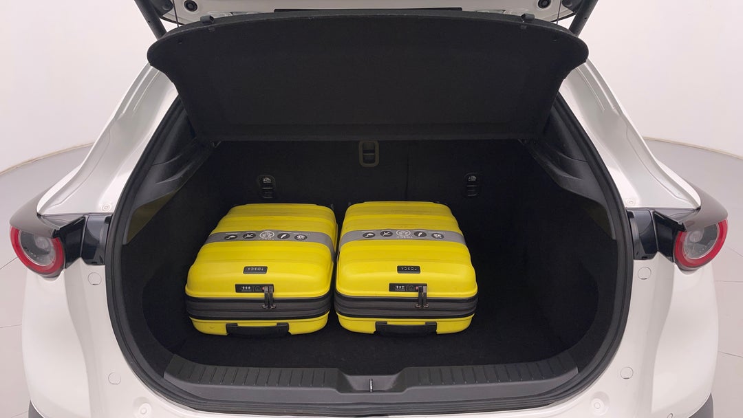 Boot Inside View with Luggage