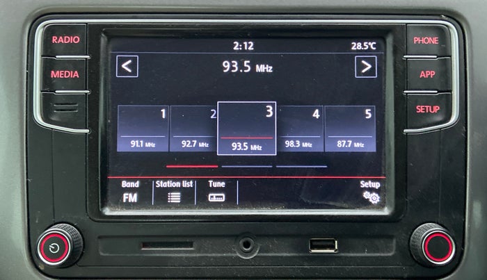 2021 Volkswagen Vento HIGHLINE PLUS 1.0L TSI AT, Petrol, Automatic, 17,364 km, Infotainment System