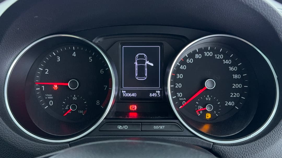 2017 Volkswagen Polo Urban + (81tsi), Automatic, 100640 km, Odometer View