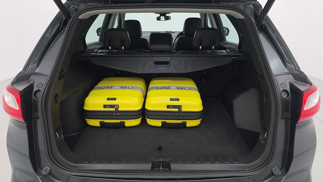 Boot Inside View with Luggage