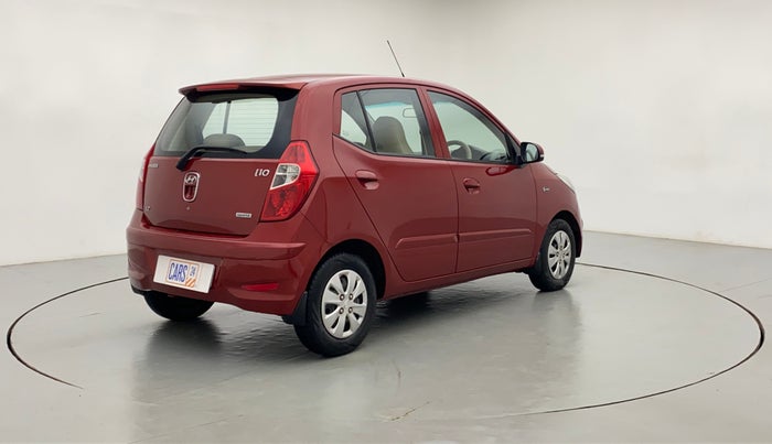 2011 Hyundai i10 SPORTZ 1.2 KAPPA2, Petrol, Manual, 39,514 km, Right Back Diagonal (45- Degree) View