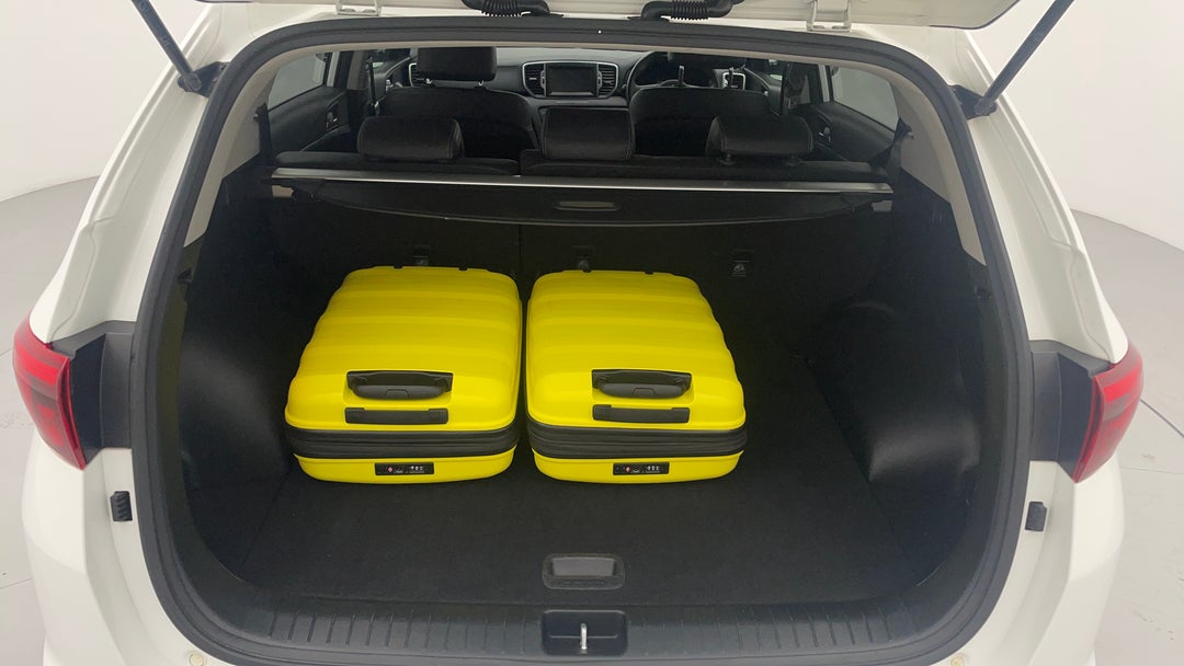 Boot Inside View with Luggage