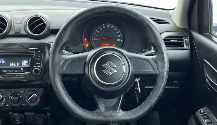 2018 Maruti Swift LXI D, Petrol, Manual, 22,995 km, Steering Wheel Close Up