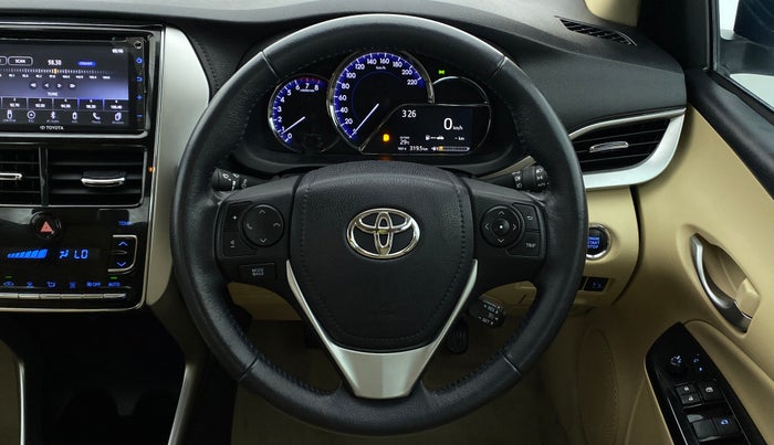 2020 Toyota YARIS V MT, Petrol, Manual, Steering Wheel Close Up
