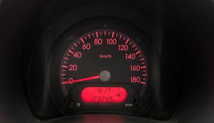 2011 Maruti A Star VXI, Petrol, Manual, 1,23,588 km, Odometer Image