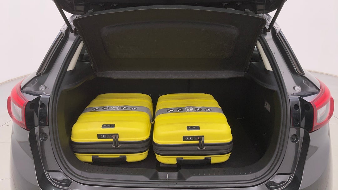 Boot Inside View with Luggage