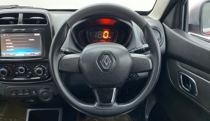 2019 Renault Kwid 1.0 RXT Opt, Petrol, Manual, 2,421 km, Steering Wheel Close Up
