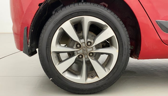 2014 Hyundai Elite i20 ASTA 1.2, Petrol, Manual, 82,575 km, Right Rear Wheel