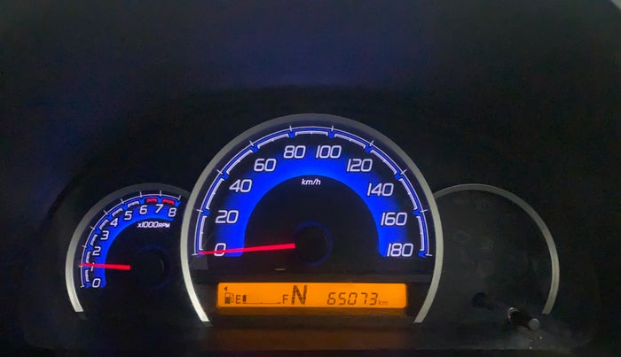 2017 Maruti Wagon R 1.0 VXI AMT, Petrol, Automatic, 65,073 km, Odometer Image