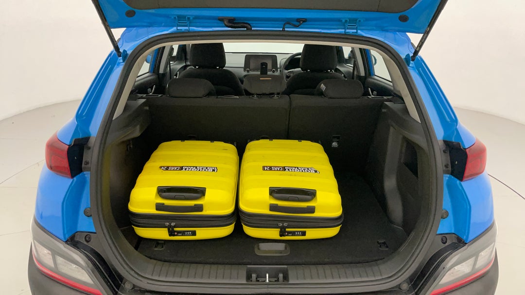 Boot Inside View with Luggage