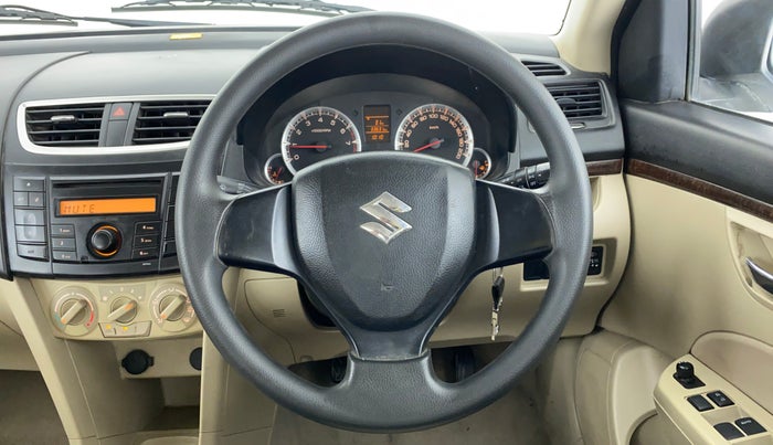 2014 Maruti Swift Dzire VXI 1.2 BS IV, Petrol, Manual, 35,077 km, Steering Wheel Close Up
