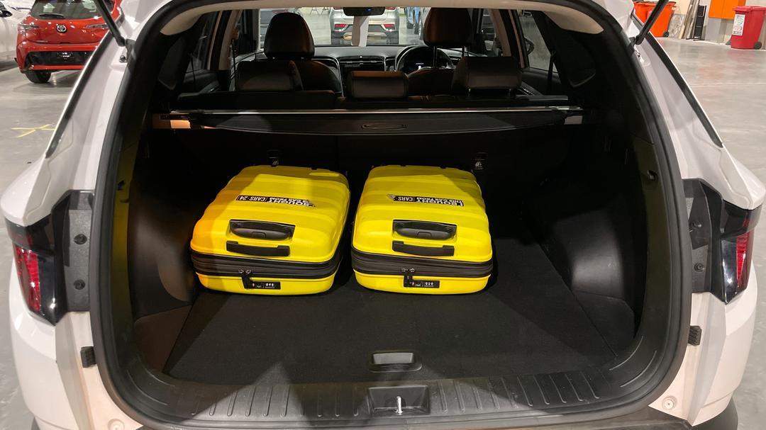 2022 Hyundai Tucson Elite (AWD), Automatic, 73661 km, Boot Inside View with Luggage