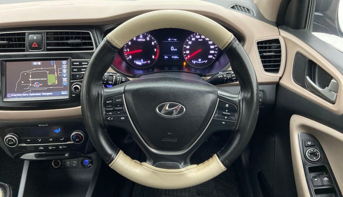 2018 Hyundai Elite i20 ASTA 1.2 (O), Petrol, Manual, 91,609 km, Steering Wheel Close Up