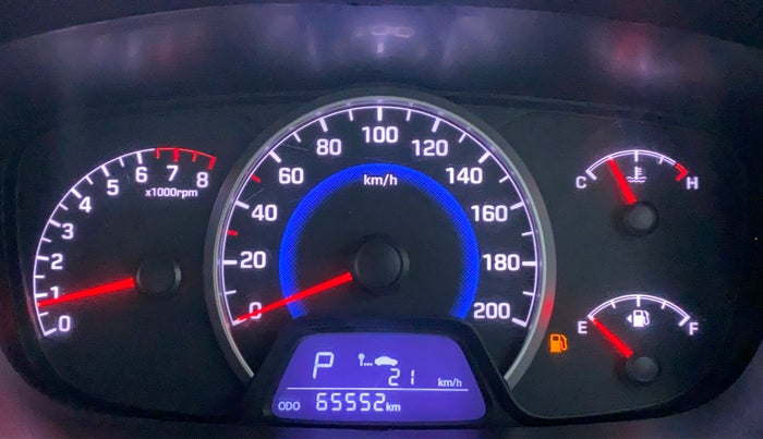 2016 Hyundai Grand i10 1.2 ASTA (O) AT, Petrol, Automatic, 66,100 km, Odometer Image