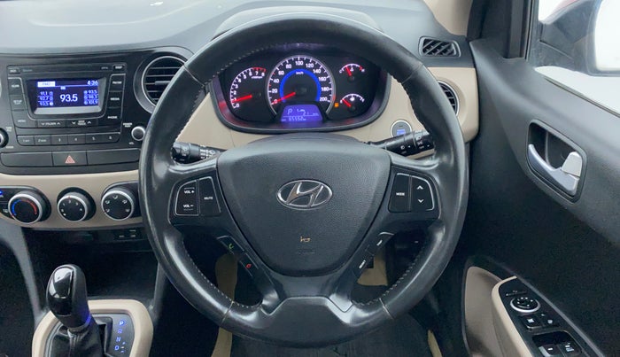 2016 Hyundai Grand i10 1.2 ASTA (O) AT, Petrol, Automatic, 66,100 km, Steering Wheel Close Up