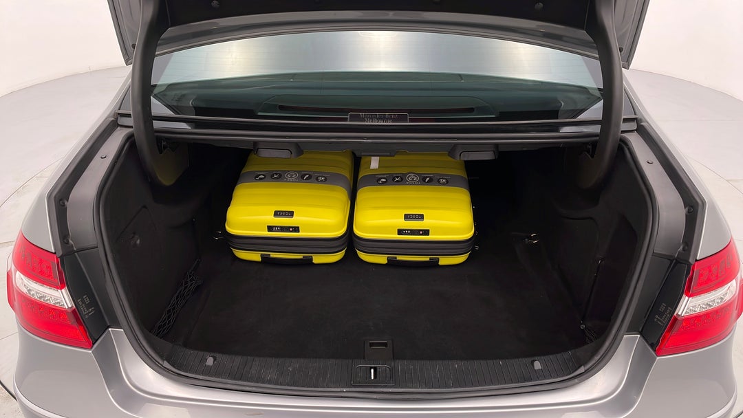 Boot Inside View with Luggage