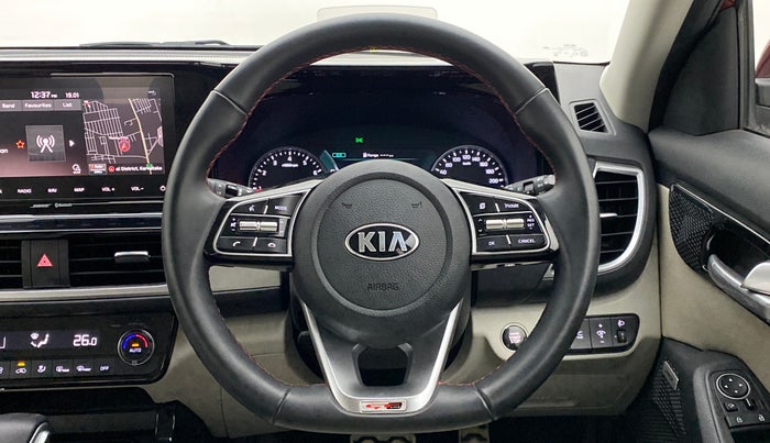 2020 KIA SELTOS 1.4 GTX+ TURBO GDI PETROL AT, Petrol, Automatic, 16,084 km, Steering Wheel Close Up