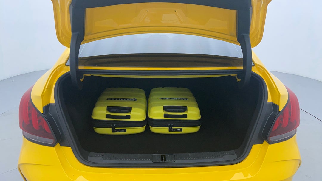 Boot Inside View with Luggage