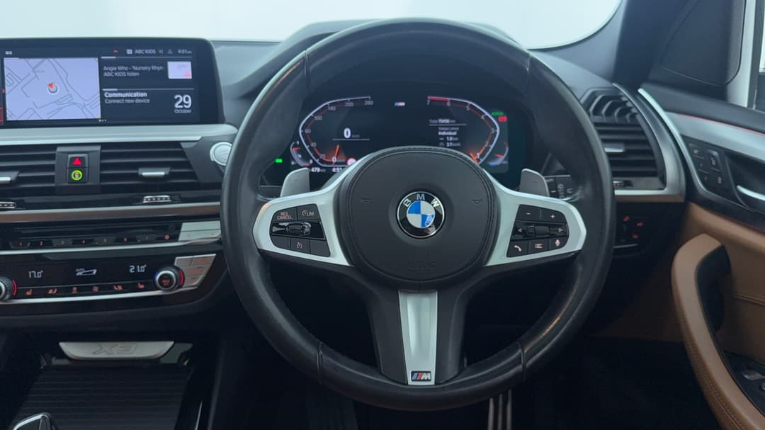 2021 BMW X3 xDrive30i M Sport, Automatic, 70456 km, Steering Wheel Close-up
