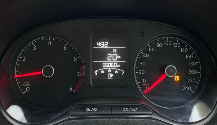2016 Volkswagen Ameo HIGHLINE1.2L, Petrol, Manual, 56,060 km, Odometer Image