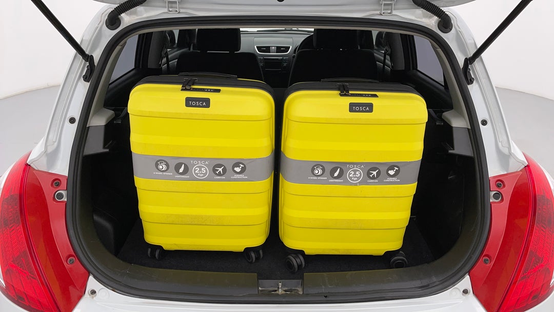 2015 Suzuki Swift Gl, Manual, 61788 km, Boot Inside View with Luggage