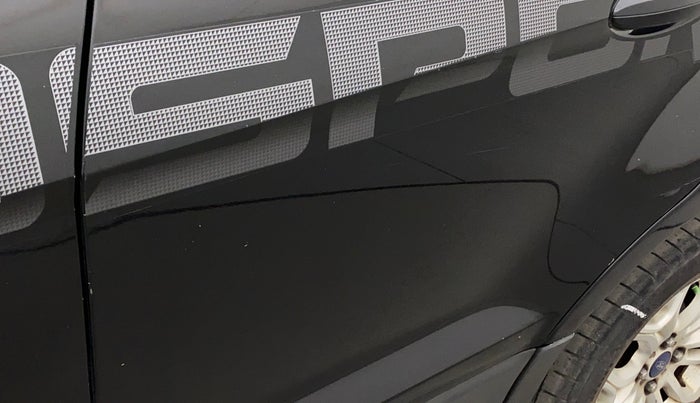 2016 Ford Ecosport TITANIUM 1.5L PETROL AT, Petrol, Automatic, 85,916 km, Rear left door - Minor scratches