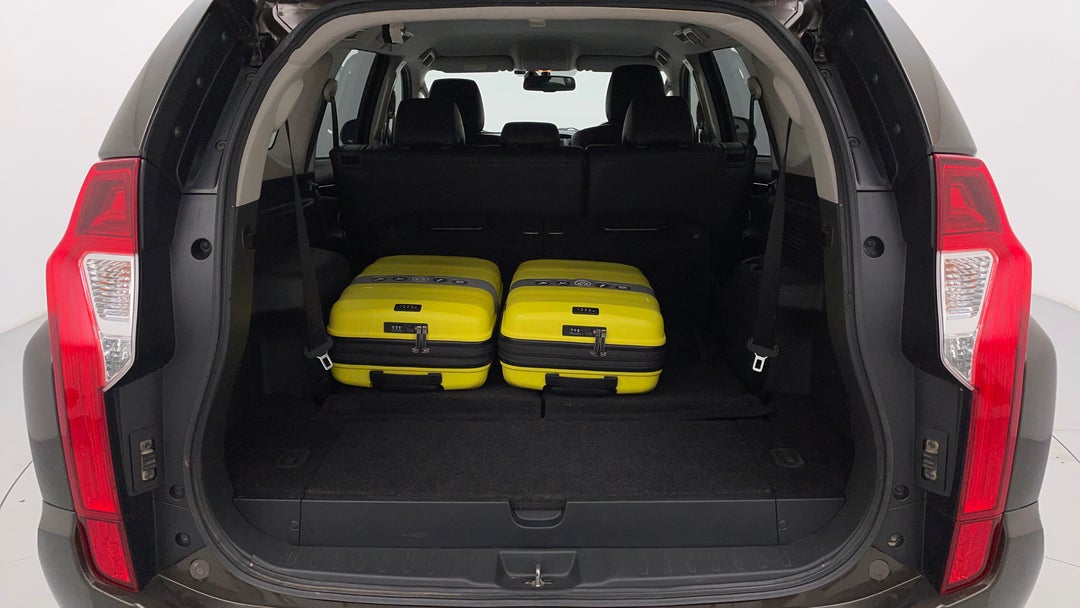 Boot Inside View with Luggage