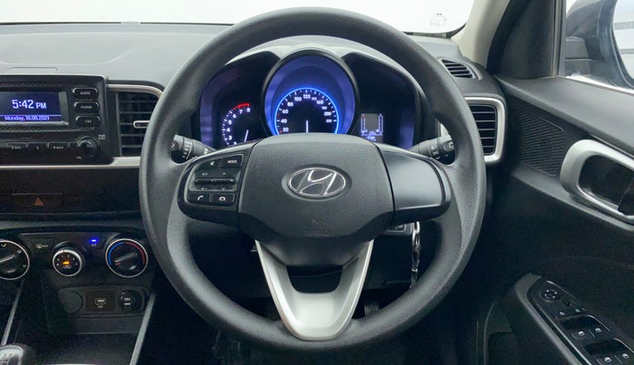 2021 Hyundai VENUE S MT 1.2 KAPPA, Petrol, Manual, 15,822 km, Steering Wheel Close Up