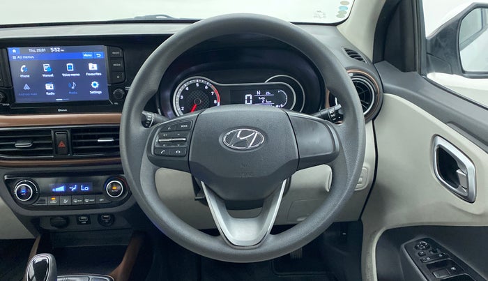 2020 Hyundai AURA SX+ AT, Petrol, Automatic, 16,013 km, Steering Wheel Close Up