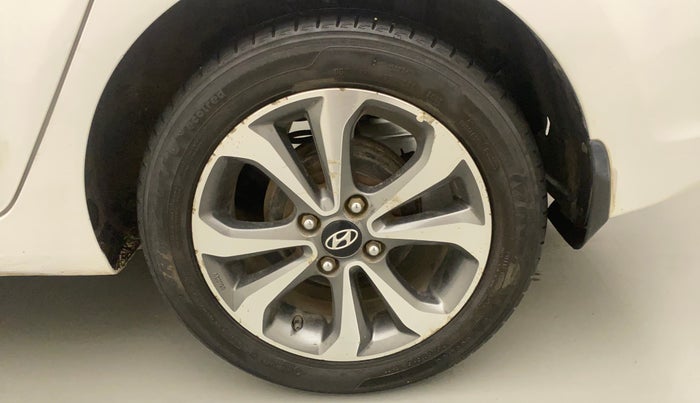 2015 Hyundai Xcent SX AT 1.2 (O), Petrol, Automatic, 49,760 km, Left Rear Wheel