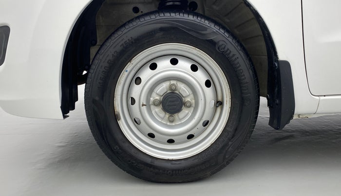 2013 Maruti Wagon R 1.0 LXI, Petrol, Manual, 54,598 km, Left Front Wheel