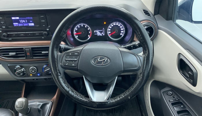 2021 Hyundai AURA S 1.2, Petrol, Manual, 54,746 km, Steering Wheel Close Up