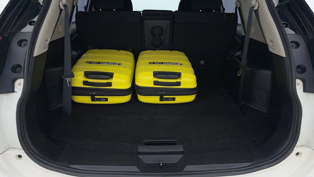 Boot Inside View with Luggage