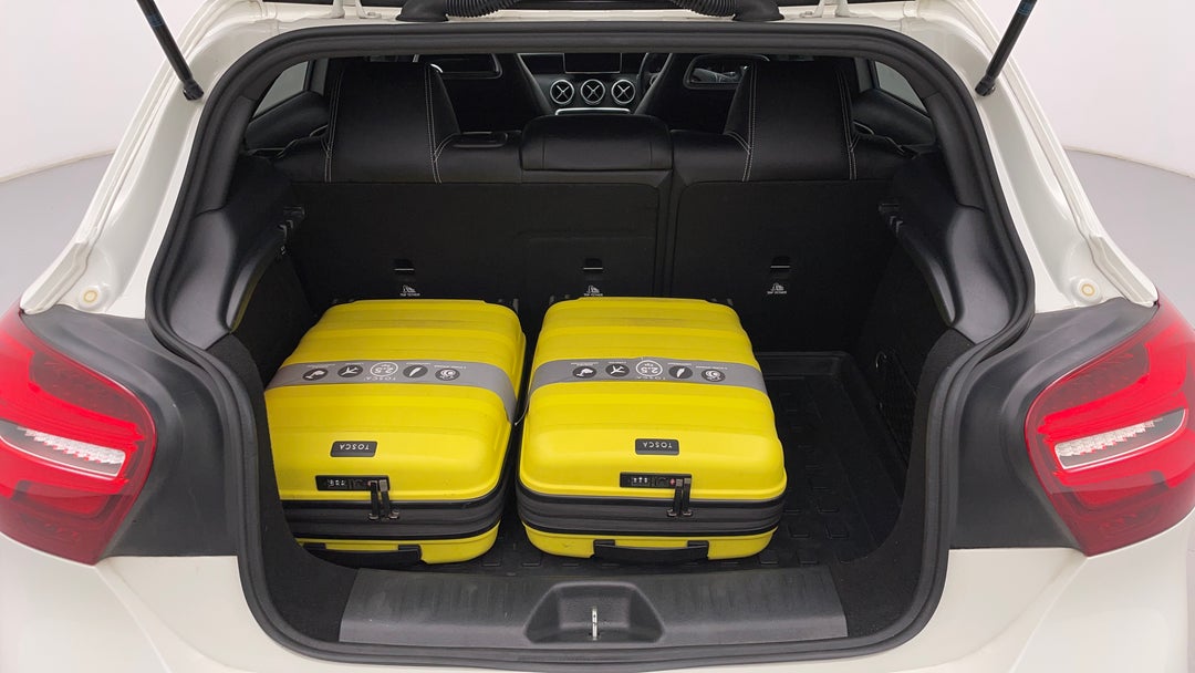 Boot Inside View with Luggage